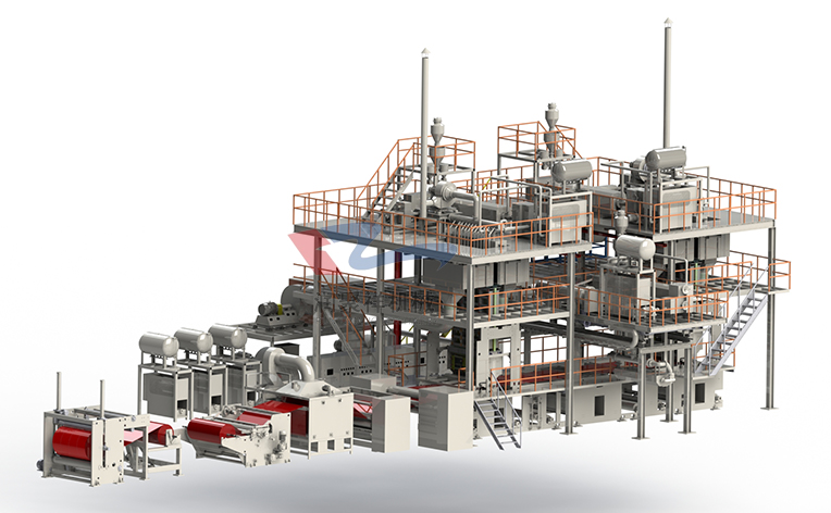 SMS紡熔非織造布生產(chǎn)線，SMS紡熔非織造布生產(chǎn)線應(yīng)用，SMS紡熔非織造布生產(chǎn)線發(fā)展趨勢(shì) 